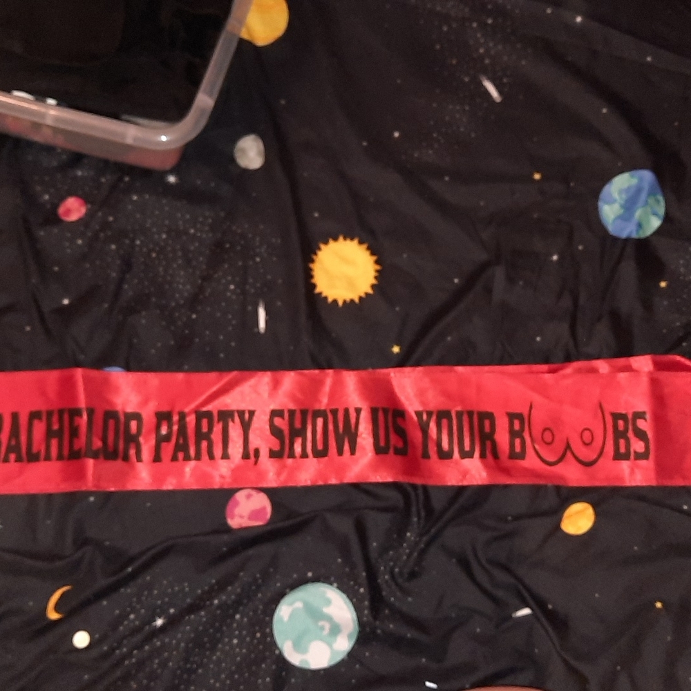 Bachelor party sash